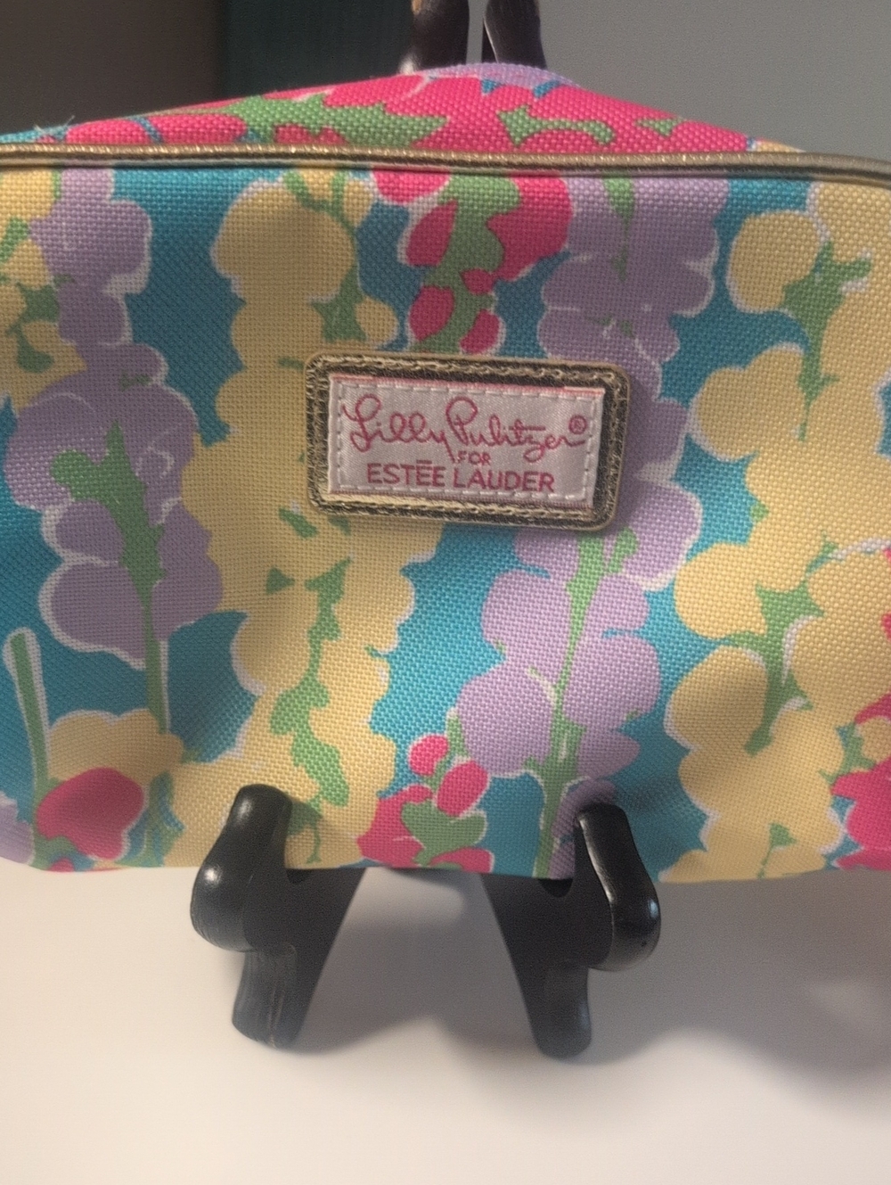 Floral Cosmetic Bag - Multicolor